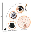 Interactive Bird Simulation Cat Toy Set